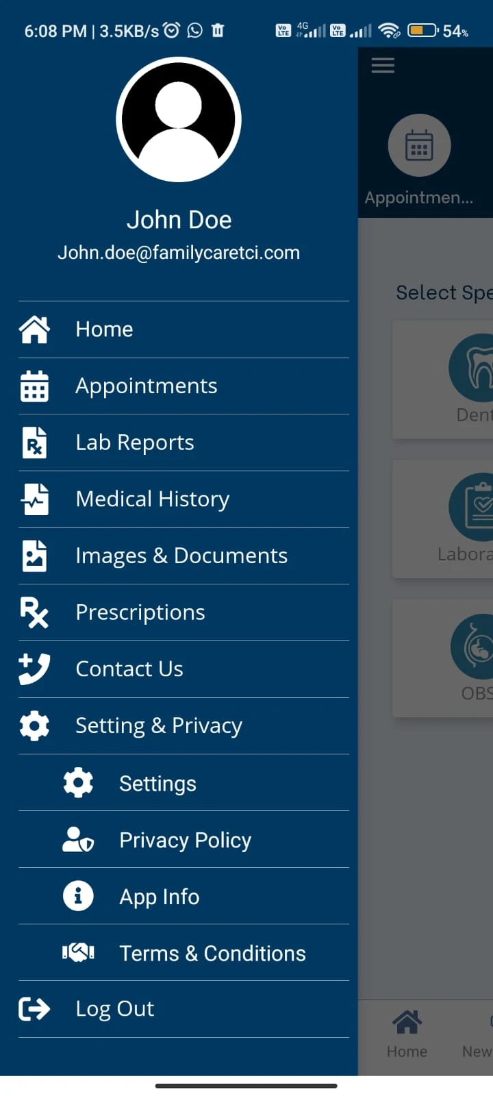 BlueCare Connect screenshot